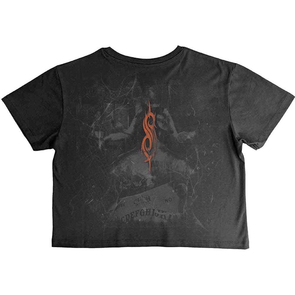 Slipknot - Ouija Belt Crop top - Zwart